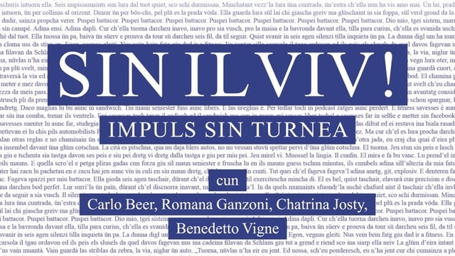 Grafica cun si ils noms da las auturAs da la segunda lectura da Sin il Viv! Grafica cun si ils noms da las auturAs da la segunda lectura da Sin il Viv!
