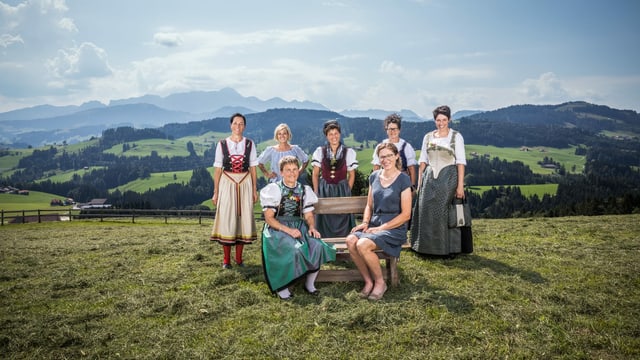 Die Gastgeberinnen der 14. Staffel «SRF bi de Lüt – Landfrauenküche»
