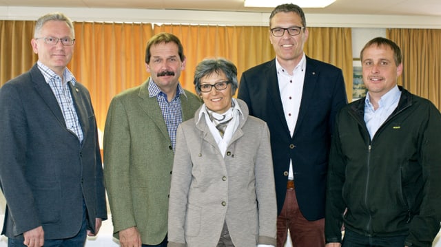 Urs Hardegger, Duri Campell, Elisabeth Mani-Heldstab, Andreas Felix, Daniel Buchli. Urs Hardegger, Duri Campell, Elisabeth Mani-Heldstab, Andreas Felix, Daniel Buchli.