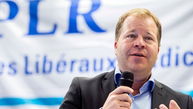 Walliser FDP-Ständeratskandidat Pierre-Alain Grichting Walliser FDP-Ständeratskandidat Pierre-Alain Grichting