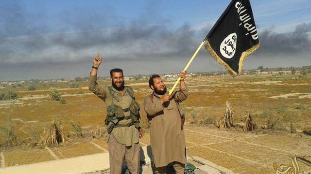 Mitglieder des IS in Falludscha, Irak. Mitglieder des IS in Falludscha, Irak.