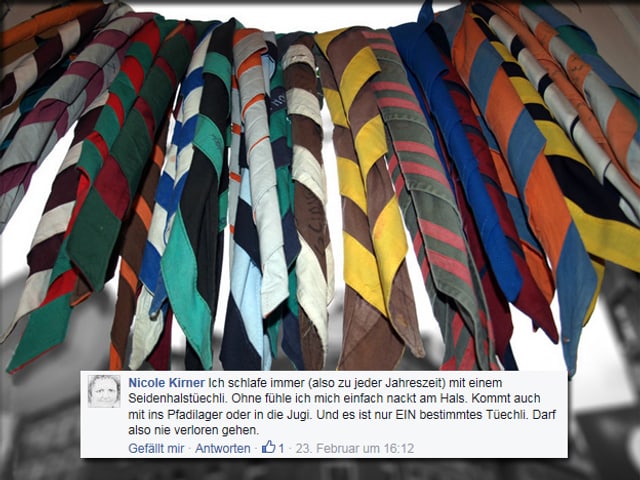 Bunte Halstücher.