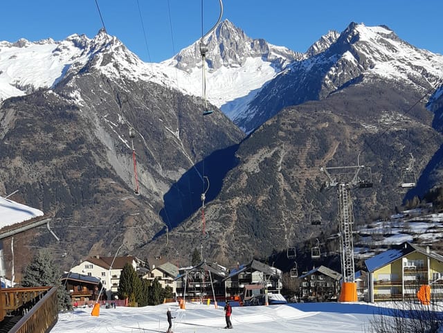 Bergkulisse.