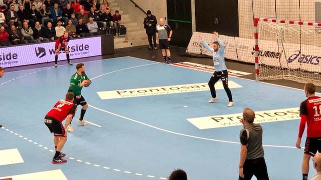 Ivan Wyttenbach beim Penalty. Ivan Wyttenbach beim Penalty.