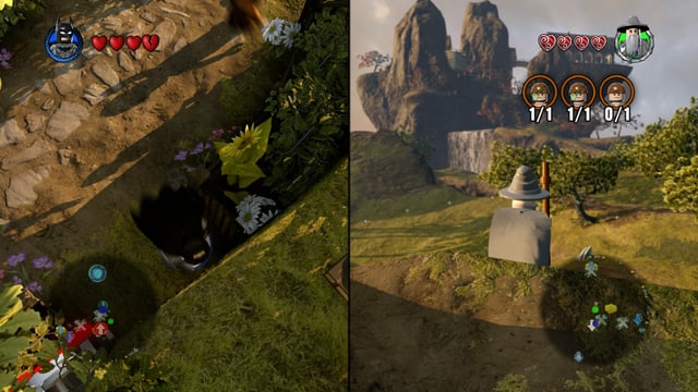 Der dynamische Split-Screen. Hier im Auenland. Der dynamische Split-Screen. Hier im Auenland.