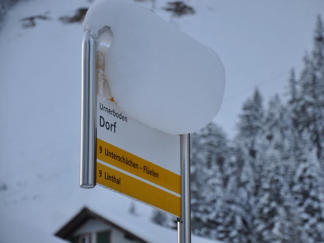 Postauto-Tafel