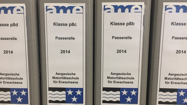 Ordner mit dem Logo der AME. Ordner mit dem Logo der AME.