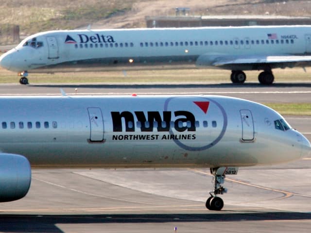 Maschinen der Northwest und Delta.