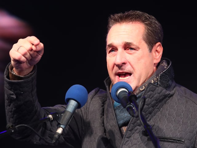 Strache im Wahlkampf Strache im Wahlkampf
