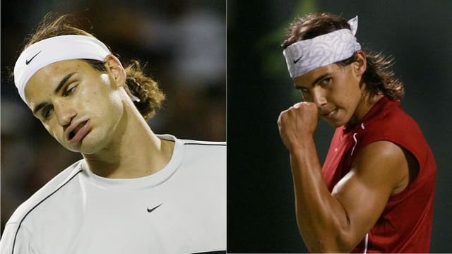 Federer und Nadal. Federer und Nadal.