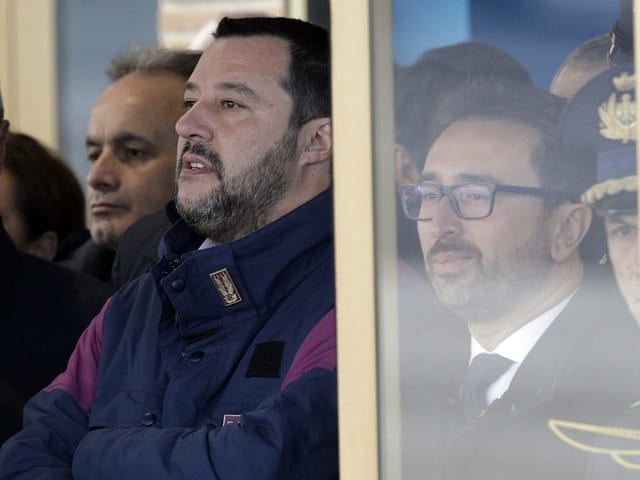 Matteo Salvini und Justizminister Alfonso Bonafede Matteo Salvini und Justizminister Alfonso Bonafede