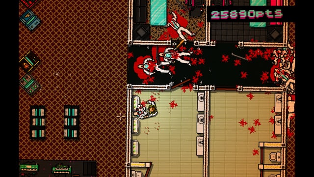 Bildschirmfoto des Games «Hotline Miami» Bildschirmfoto des Games «Hotline Miami»