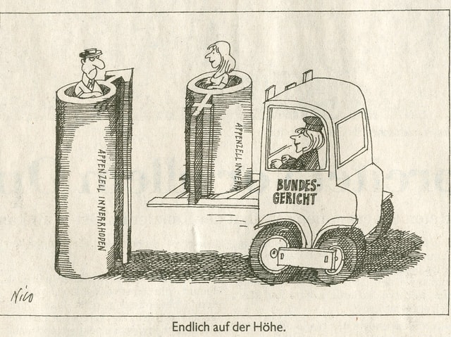 Karrikatur aus dem «Tages-Anzeiger» Karrikatur aus dem «Tages-Anzeiger»