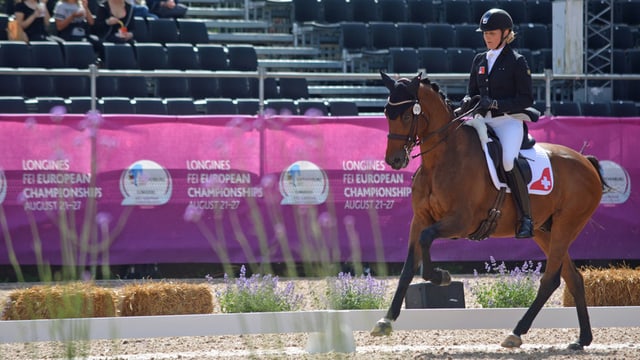 Die Schweizer Para-Reiterin Nicole Geiger an der EM in Göteborg Die Schweizer Para-Reiterin Nicole Geiger an der EM in Göteborg