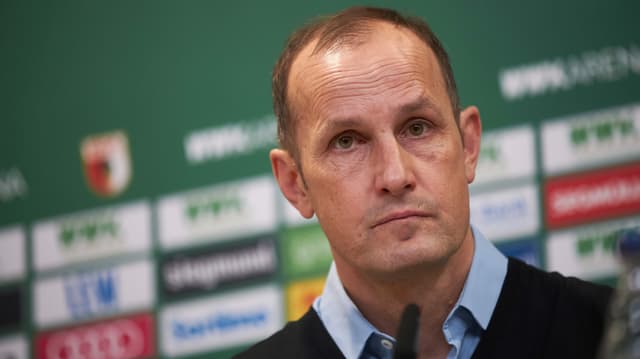 Augsburg-Coach Heiko Herrlich. Augsburg-Coach Heiko Herrlich.