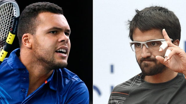Jo-Wilfried Tsonga und Janko Tipsarevic Jo-Wilfried Tsonga und Janko Tipsarevic