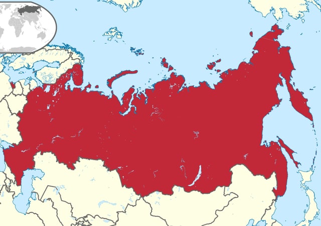 Russland Karte