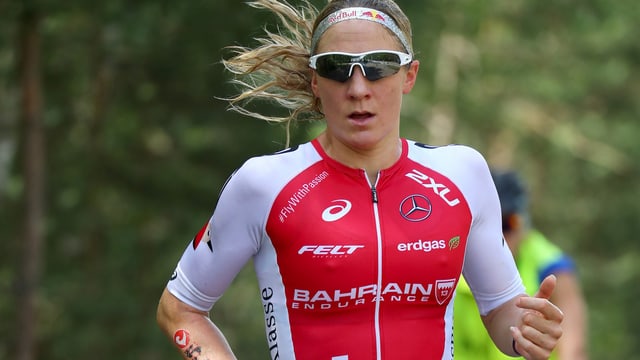 Daniela Ryf am Rennen Daniela Ryf am Rennen