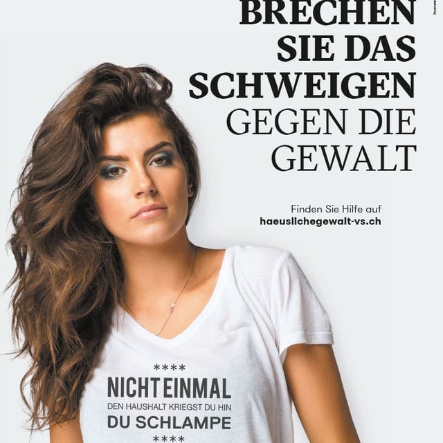 Eines der Plakate. Eines der Plakate.