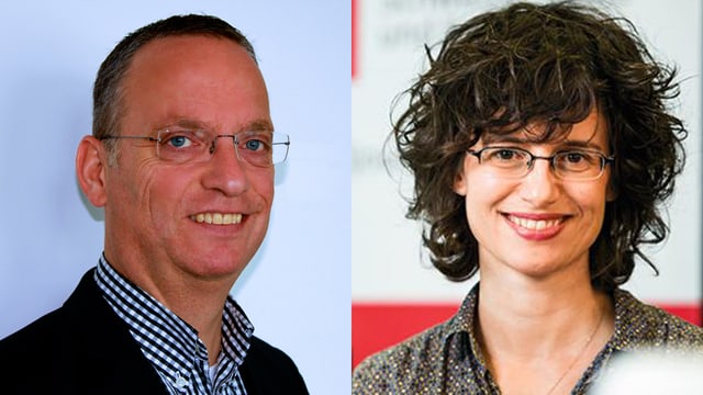 Andri Franziscus e Stefanie Habluetzel ils moderaturs da la saira. Andri Franziscus e Stefanie Habluetzel ils moderaturs da la saira.