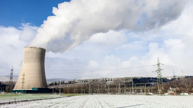 Das AKW Gösgen im Winter Das AKW Gösgen im Winter