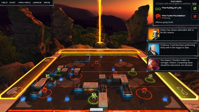 Roboter und Lava. Roboter und Lava.