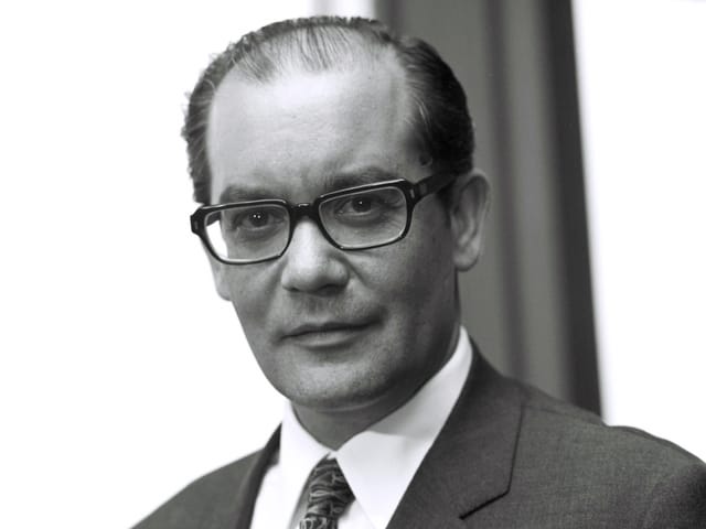 Franco Maria Malfatti auf einem Schwarzweiss-Foto