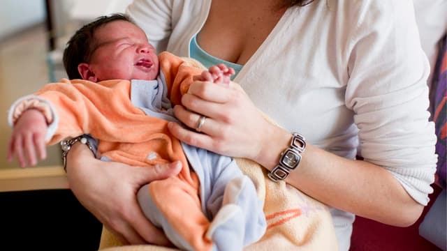 Mutter mit Baby Mutter mit Baby