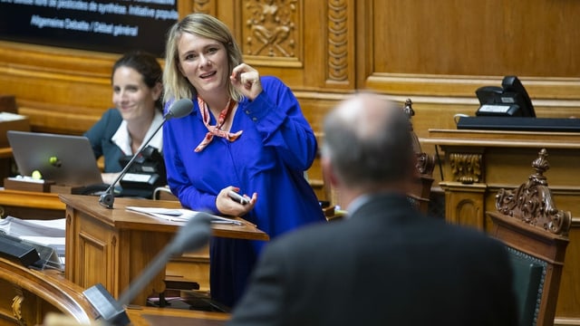 Kathrin Bertschy im Parlament Kathrin Bertschy im Parlament