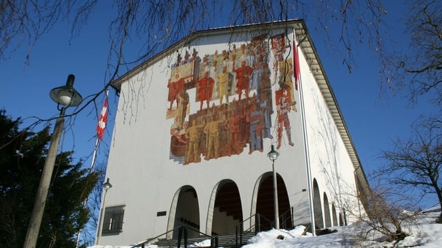 Das Museumsgebäude von aussen. Das Museumsgebäude von aussen.