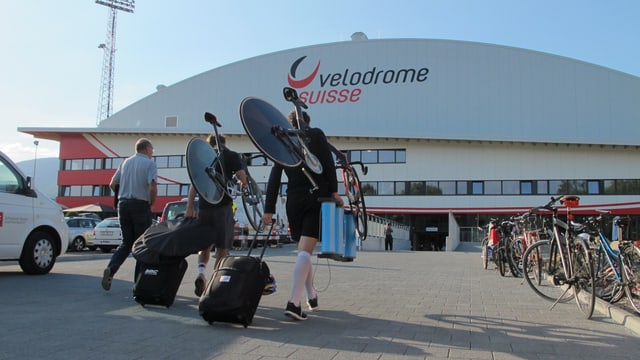 Blick auf Velodrome von aussen Blick auf Velodrome von aussen