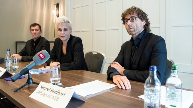 Marcel Brülhart, Nadine Borter und Stephan Märki Marcel Brülhart, Nadine Borter und Stephan Märki