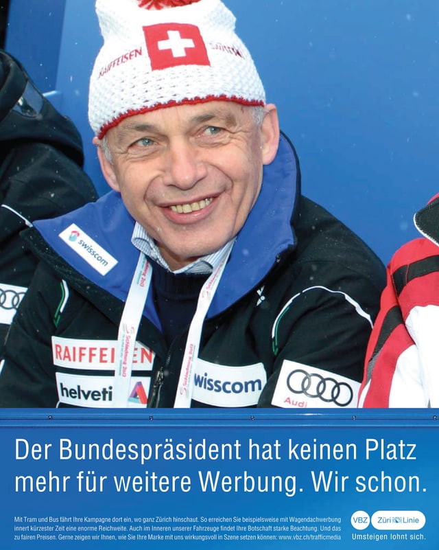 Zu dieser Werbung gab Ueli Maurer kein Einverständnis. Zu dieser Werbung gab Ueli Maurer kein Einverständnis.