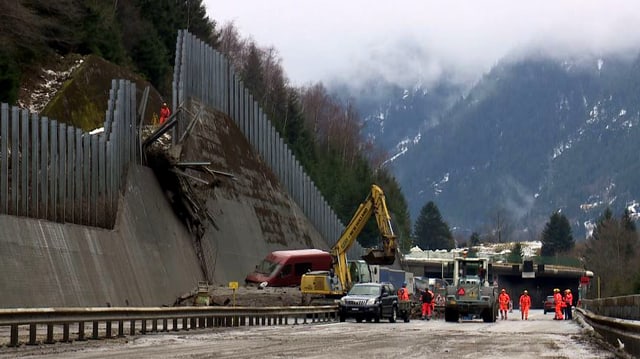 Aufräumarbeiten A2 Aufräumarbeiten A2