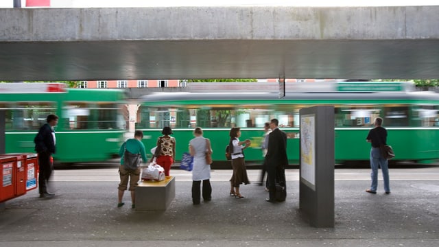 Tramstation in Basel Tramstation in Basel