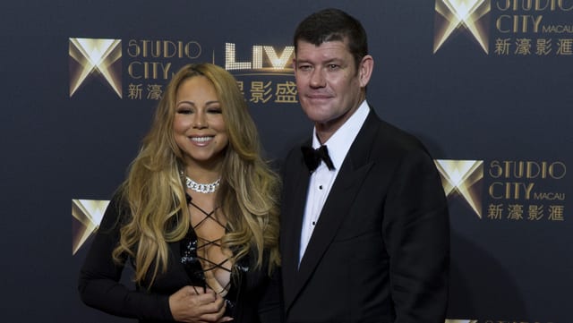Mariah Carey und James Packer. Mariah Carey und James Packer.