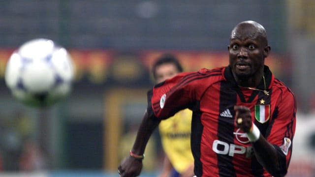 Weah im Milan-Dress Weah im Milan-Dress