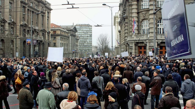 Demonstrierende Anwälte. Demonstrierende Anwälte.