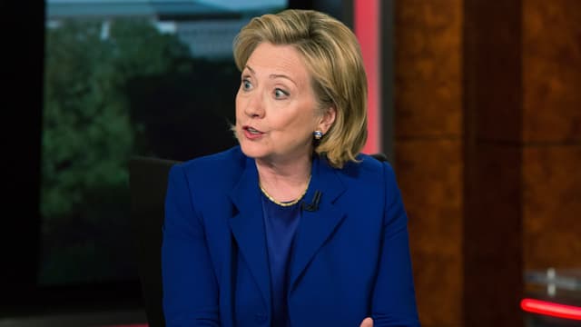 Die ehemalige Aussenministerin Hillary Clinton während eines Interviews (Archivbild) Die ehemalige Aussenministerin Hillary Clinton während eines Interviews (Archivbild)