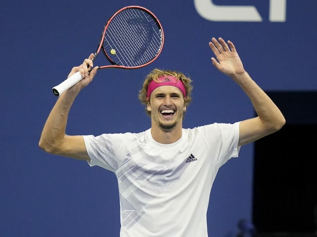 Der Deutsche steht erstmals in einem Grand-Slam-Final. Der Deutsche steht erstmals in einem Grand-Slam-Final.