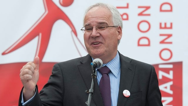 Rudolf Schwabe, Direktor von Blutspende Schweiz. Rudolf Schwabe, Direktor von Blutspende Schweiz.