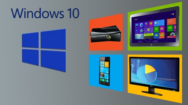 Windows 10 läuft auf der XBox, dem Desktop, dem Handy und dem Tablet. Windows 10 läuft auf der XBox, dem Desktop, dem Handy und dem Tablet.