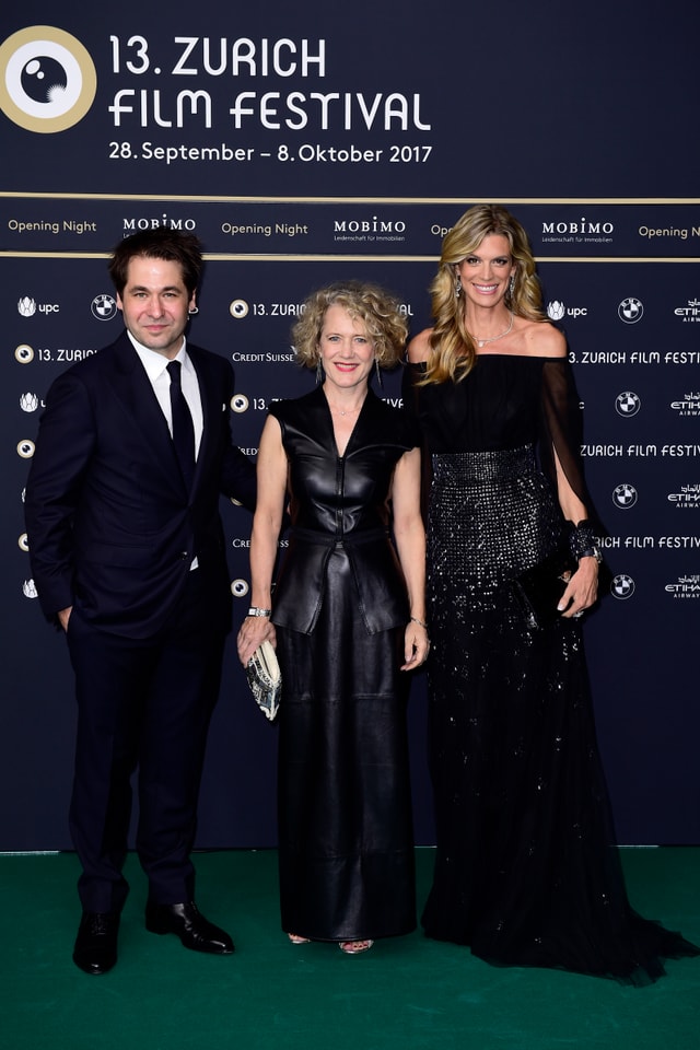 Festival-Diirector Karl Spoerri, Stadtpräsidentin Corine Mauch und Co-Festival-Direktorin Nadja Schildknecht