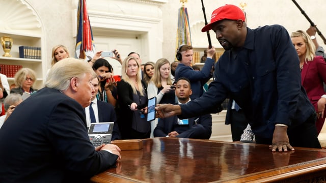 Donald Trump und Kanye West Donald Trump und Kanye West