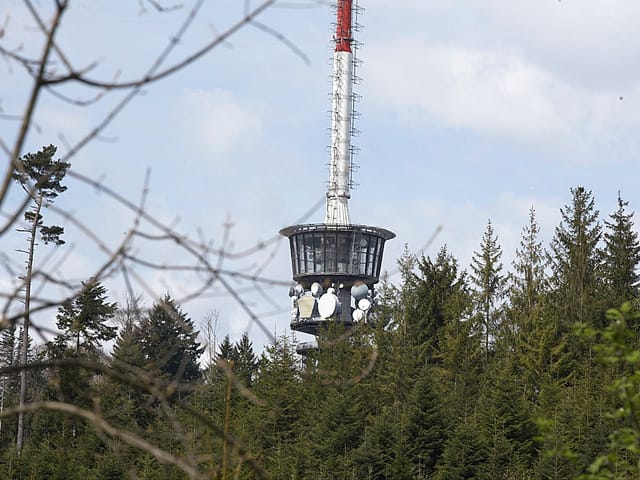 Der Sendeturm Bantiger. Der Sendeturm Bantiger.