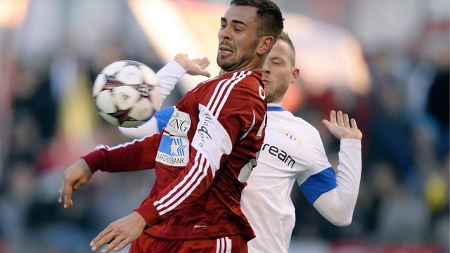 Der FC Baden kämpft um einen Aufstiegsplatz und Zofingen gegen den Abstieg. Im Bild: Goran Antic vom FC Baden. Der FC Baden kämpft um einen Aufstiegsplatz und Zofingen gegen den Abstieg. Im Bild: Goran Antic vom FC Baden.