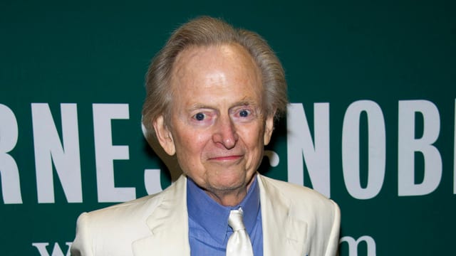 Tom Wolfe in Nahaufnahme. Tom Wolfe in Nahaufnahme.