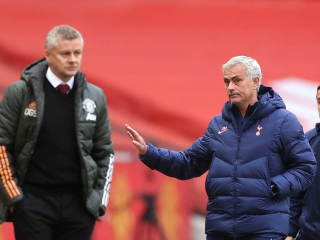 Mourinho und Solskjaer