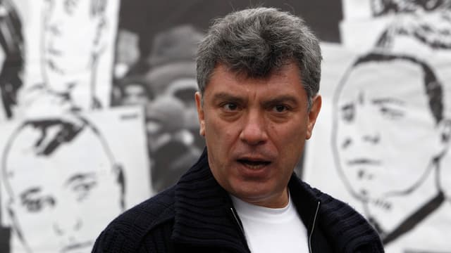 Porträt von Boris Nemzow. Porträt von Boris Nemzow.