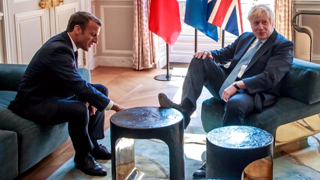 Emmanuel Macron und Boris Johnson Emmanuel Macron und Boris Johnson